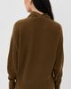 Le Kasha Le Kasha Lyss Cardigan With Detachable Scarf Cinnamon One - 3