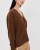 Le Kasha Le Kasha Lyss Cardigan With Detachable Scarf Cinnamon One - 4