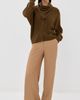 Le Kasha Le Kasha Lyss Cardigan With Detachable Scarf Cinnamon One - 5