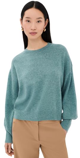 Le Kasha Le Kasha Modena Brushed Cashmere Sweater Mineral Green