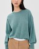 Le Kasha Le Kasha Modena Brushed Cashmere Sweater Mineral Green - 2