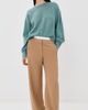 Le Kasha Le Kasha Modena Brushed Cashmere Sweater Mineral Green - 5