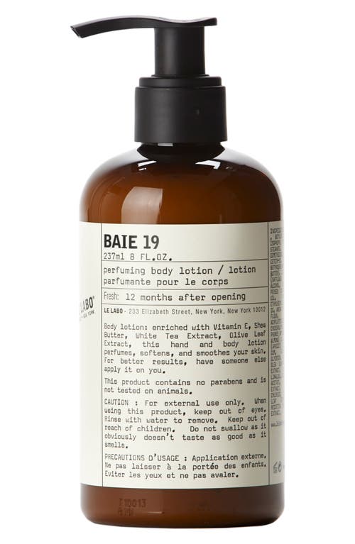 Le Labo Le Labo Baie 19 Body Lotion 
