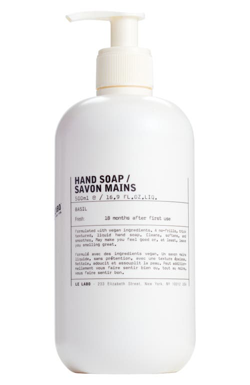 Le Labo Le Labo Jumbo Size Basil Hand Soap $74 Value 