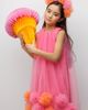 Le Mabelle Le Mabelle Alexa Girls’ Pom-pom Tulle Dress & Crown Set - 2