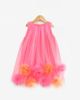 Le Mabelle Le Mabelle Alexa Girls’ Pom-pom Tulle Dress & Crown Set - 3