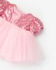 Le Mabelle Le Mabelle Amber Baby Girls’ Bow-detail Sequin Dress - 3