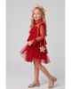Le Mabelle Le Mabelle Chloe Girls’ Star Print Tiered Dress, Gold Star Crown & Bag Set  - 1