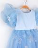 Le Mabelle Le Mabelle Elsa Girls’ Star Tulle Dress & Sequin Queen Crown Set - 2