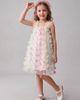 Le Mabelle Le Mabelle Emma Girls’ Butterfly Appliqué Strappy Dress - 1