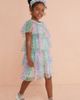 Le Mabelle Le Mabelle Estella Girls’ Star Print Layered Tulle Dress & Crown Set - 5