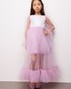Le Mabelle Le Mabelle Harriet Girls’ Glitter Tulle Maxi Dress - 1