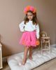 Le Mabelle Le Mabelle Hilda Pompom Detailed Girl's Skirt - 4