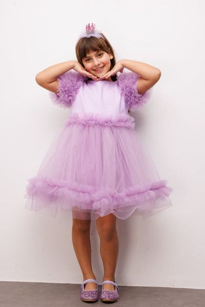 Le Mabelle Le Mabelle Madison Girls’ Ruffle Tulle Dress