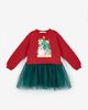 Le Mabelle Le Mabelle Renata Girls’ Koala Print New Year’s Dress - 1