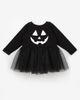 Le Mabelle Le Mabelle Sandra Girls’ Pumpkin Print Tulle Halloween Dress - 1
