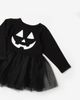 Le Mabelle Le Mabelle Sandra Girls’ Pumpkin Print Tulle Halloween Dress - 2