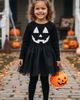 Le Mabelle Le Mabelle Sandra Girls’ Pumpkin Print Tulle Halloween Dress - 4