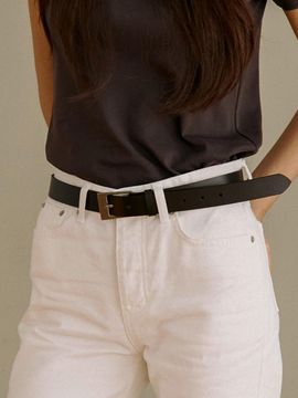 Le masque BL006 Modern Men Women Leather Belt 27mm