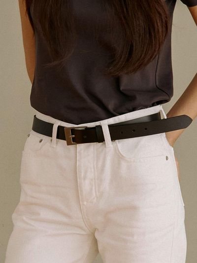 Le masque BL006 Modern Men Women Leather Belt 27mm