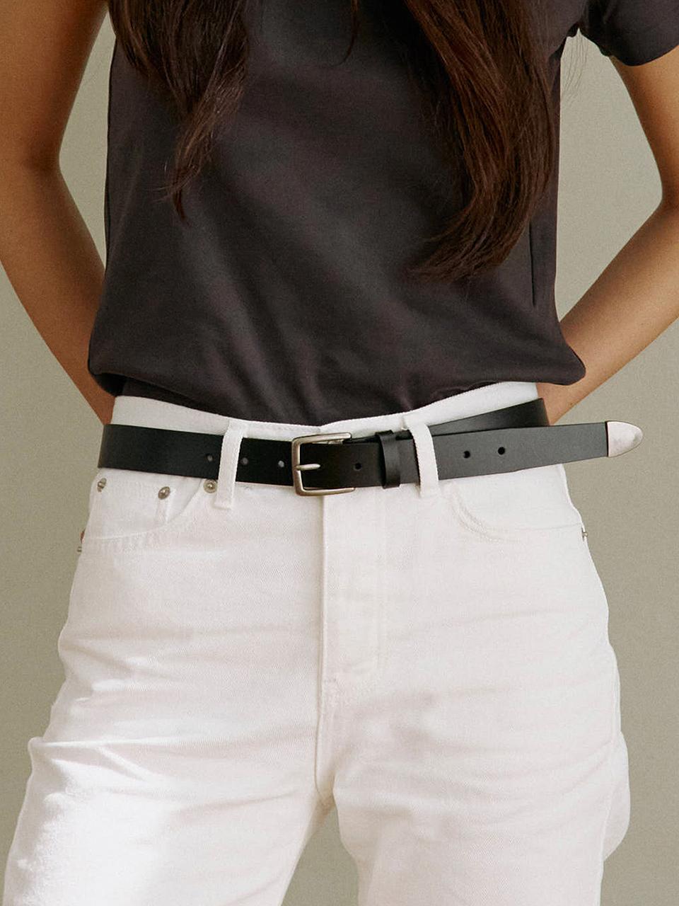 Le masque BL021's Set-Up Modern Men Women Leather Belt 26mm
