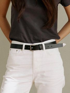 Le masque BL021's Set-Up Modern Men Women Leather Belt 26mm