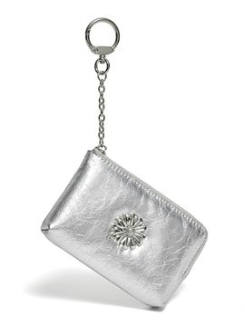Le masque Daisy key ring Coin zipper Card wallet Pouch
