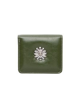 Le masque Daisy Photo Slot Half Wallet Bill Card Wallet