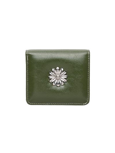 Le masque Daisy Photo Slot Half Wallet Bill Card Wallet