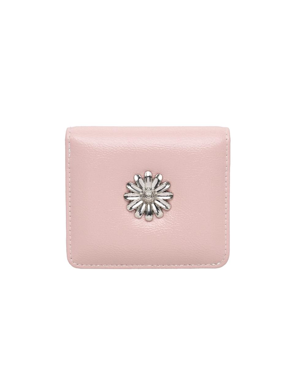 Le masque Daisy photo slot Half wallet Money card wallet