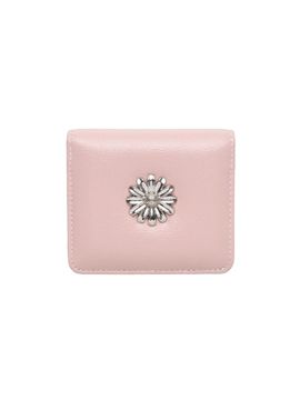 Le masque Daisy photo slot Half wallet Money card wallet