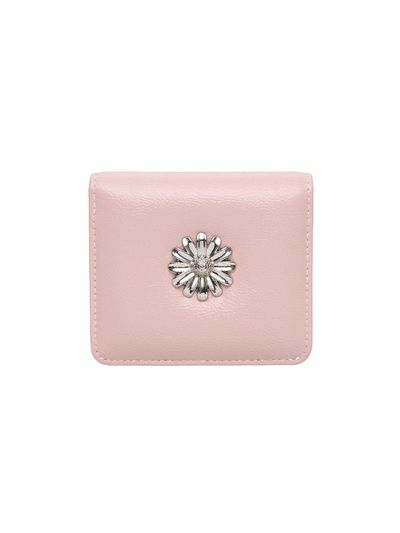 Le masque Daisy photo slot Half wallet Money card wallet