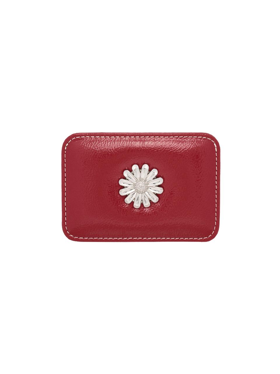 Le masque Daisy slim Mini transportation card wallet Rose