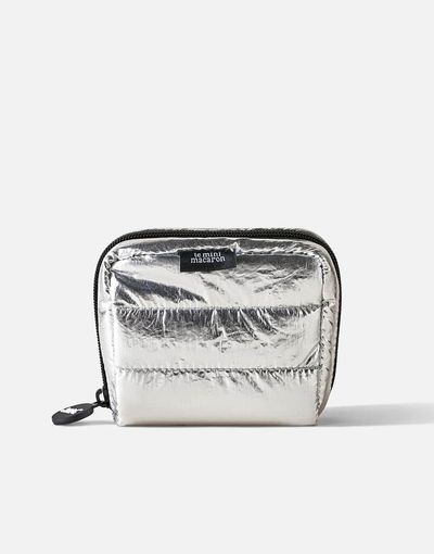 Le Mini Macaron Le Mini Macaron disco pouch-Silver