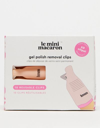 Le Mini Macaron Le Mini Macaron Gel Polish Removal Clips-No color