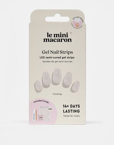 Le Mini Macaron Le Mini Macaron Gel Strips - Frosting-White