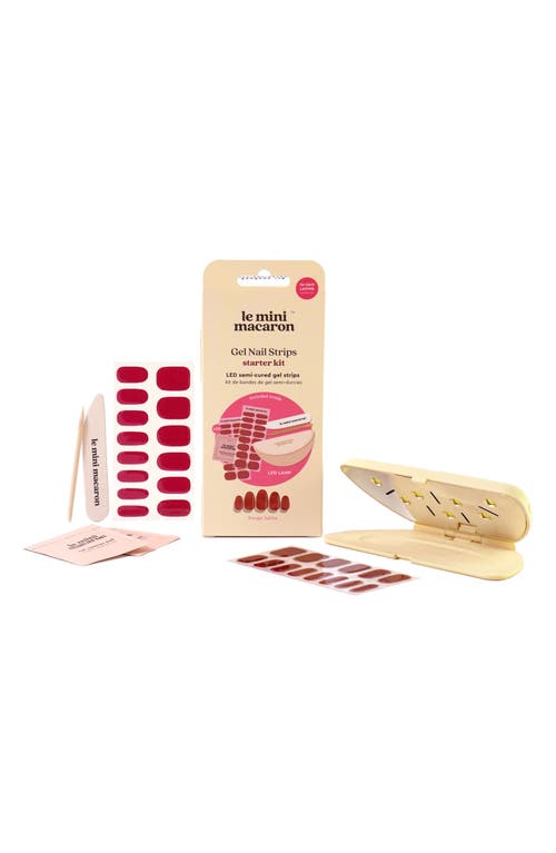 Le Mini Macaron Le Mini Macaron Gel Strips Nail Starter Kit