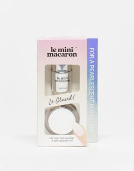 Le Mini Macaron Le Mini Macaron Le Glazed Chrome Powder Set-Silver
