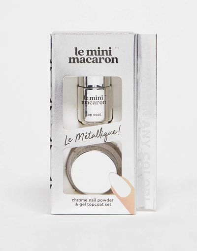 Le Mini Macaron Le Mini Macaron Le Metallique Chrome Powder Set-Silver