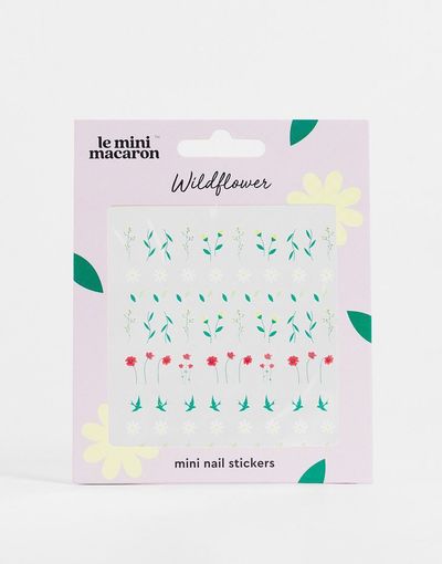 Le Mini Macaron Le Mini Macaron "Wildflowers" Mini Nail Stickers-No color