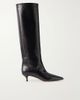 LE MONDE BERYL Babouche leather knee boots - 1