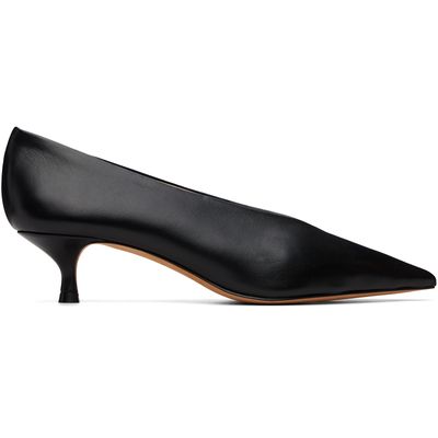 Le Monde Beryl Le Monde Beryl Black Babouche Kitten Heels