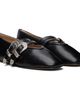 Le Monde Beryl Le Monde Beryl Black Ballet Claudia Slipper Flats - 4