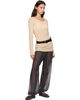 Le Monde Beryl Le Monde Beryl Brown Apres Ski Ballerina Flats - 5