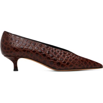 Le Monde Beryl Le Monde Beryl Brown Babouche Kitten Heels