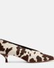 Le Monde Beryl Le Monde BÃ©ryl Babouche cow-print calf hair pumps - 4