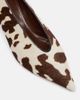 Le Monde Beryl Le Monde BÃ©ryl Babouche cow-print calf hair pumps - 5