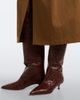 Le Monde Beryl Le Monde Béryl Babouche croc-effect leather knee-high boots - 3