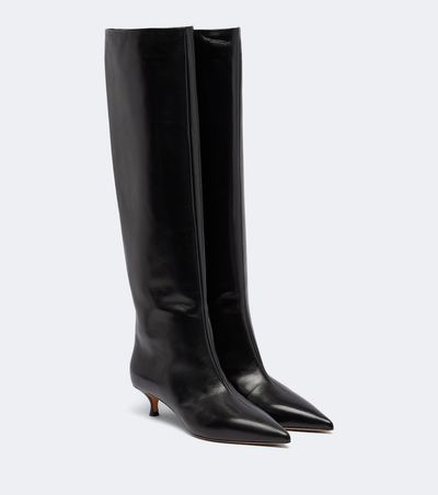 Le Monde Beryl Le Monde Béryl Babouche leather knee-high boots
