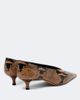 Le Monde Beryl Le Monde Béryl Babouche snake-effect leather pumps - 3